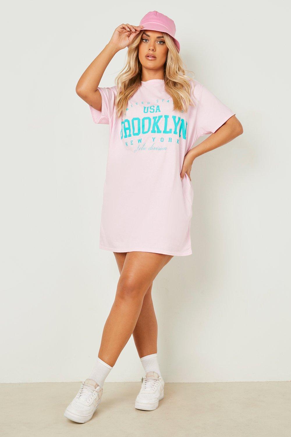 Baby pink store shirt dress